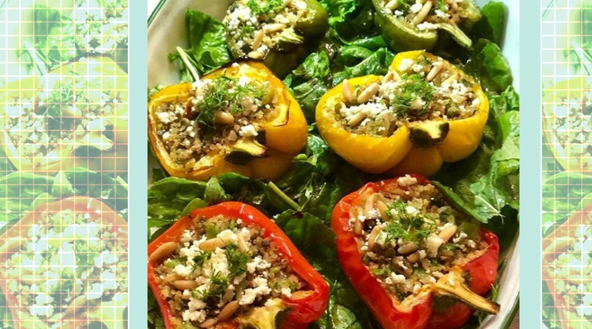 Try this superhealthy and yummy stuffed bell pepper recipe by chef