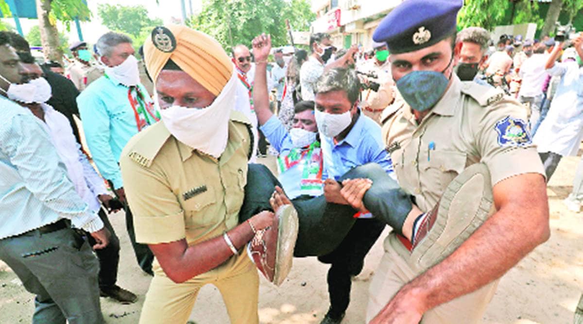 Gujarat Congress chief, party workers detained for protest Cities