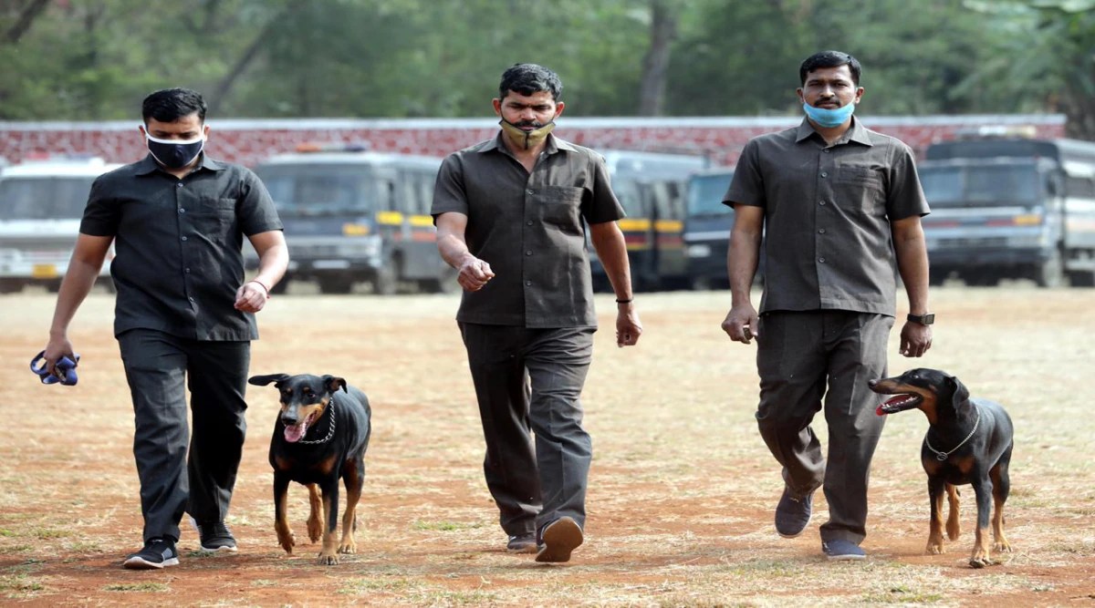 Maharashtra New service manual, training school for police dogs on