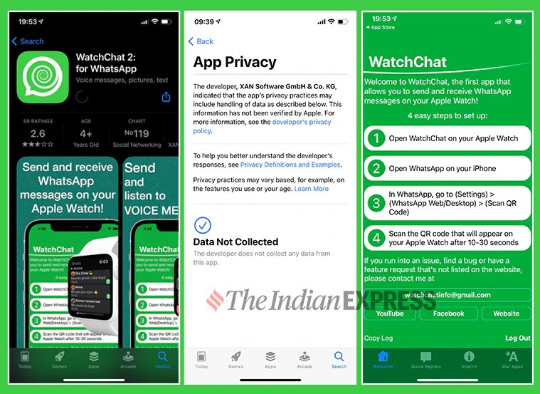 Whatsapp app for apple watch kseside