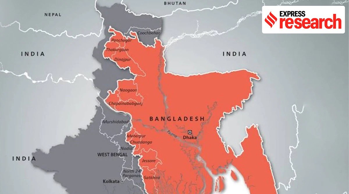 Old Map Of Bengal Before 1947 A Third Dominion? How The Plans For A United Bengal Fell Through | Research News,The Indian Express