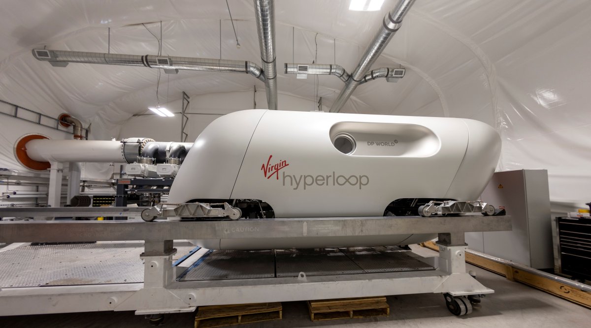 Virgin Hyperloop shows off the future mass transport in floating