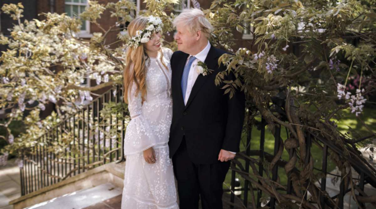 Boris Johnson and Carrie Symonds’ wedding photos are out Fashion News The Indian Express