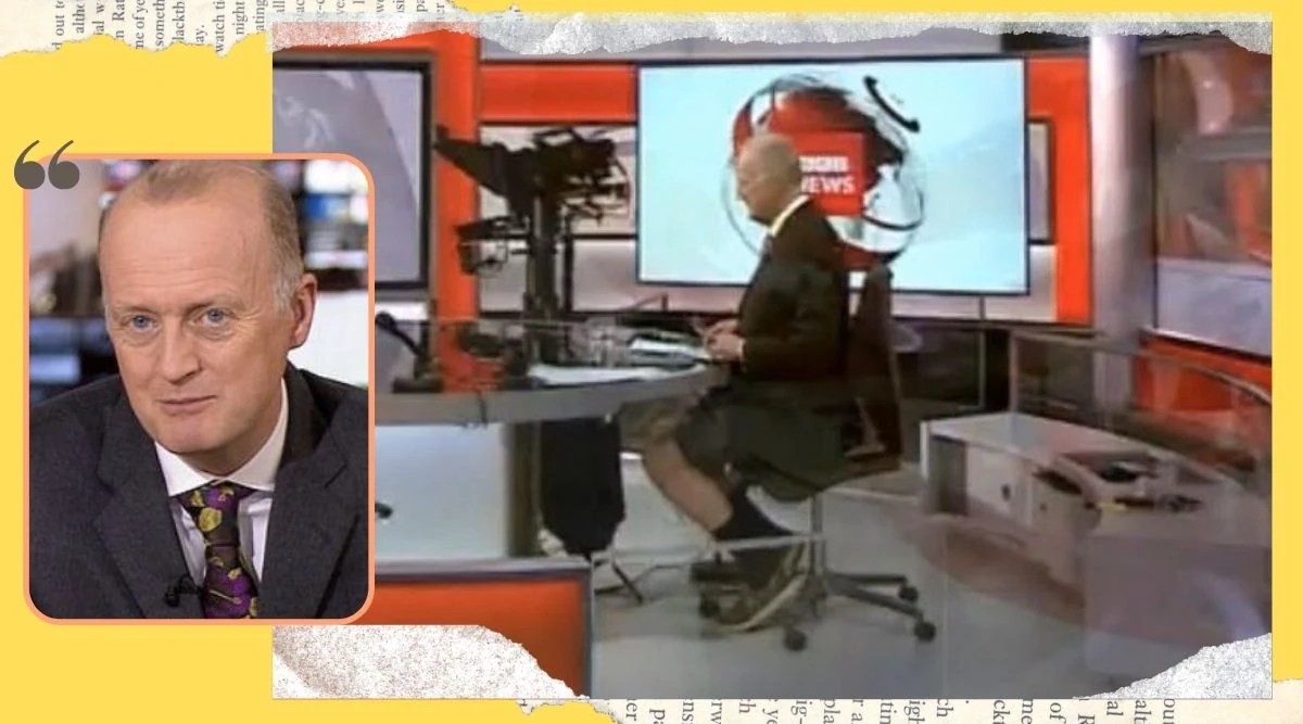 "Ce n'était pas un appel de zoom" l'ancre de la BBC porte un short