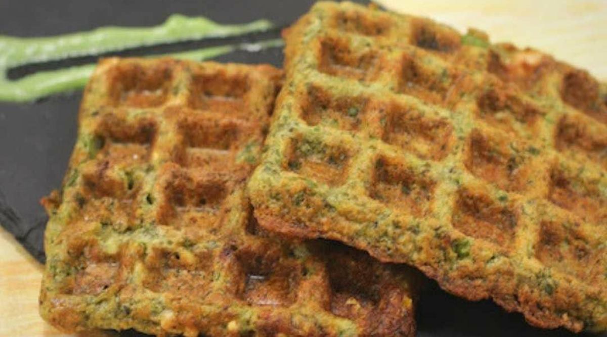 Craving something savoury? Try moong dal waffle today Foodwine News