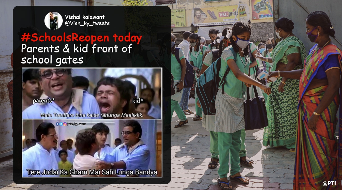 SchoolReopen It’s raining memes as children go back to school