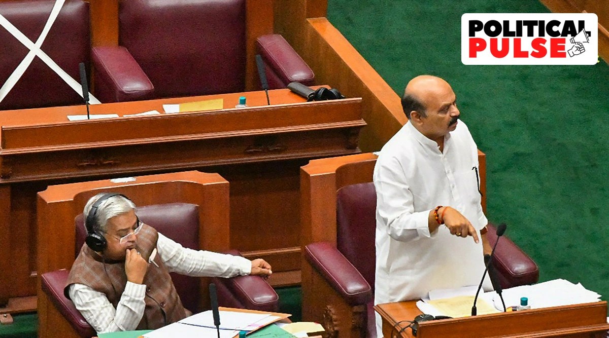 jolt 2023 Semi-Final' To 2023, Karnataka Civic Polls Put Cong Ahead In Small Towns, Jolt To Bommai | Political Pulse News,The Indian Express