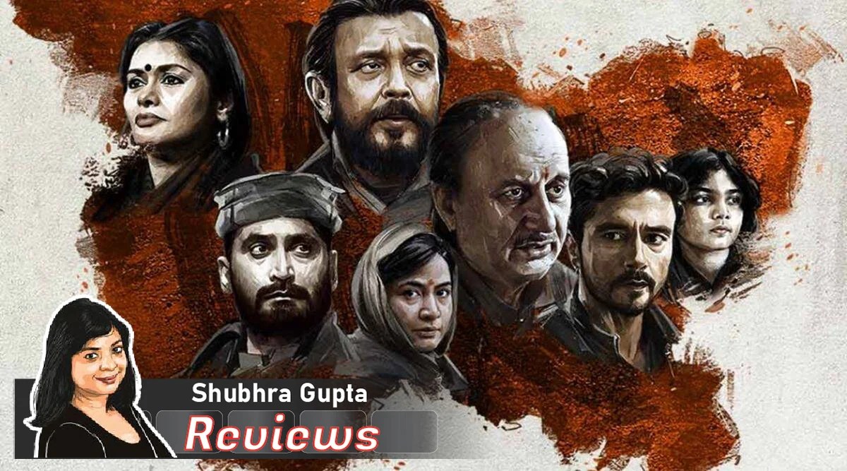 The Kashmir Files movie review Anupam Kher is the emotional core of