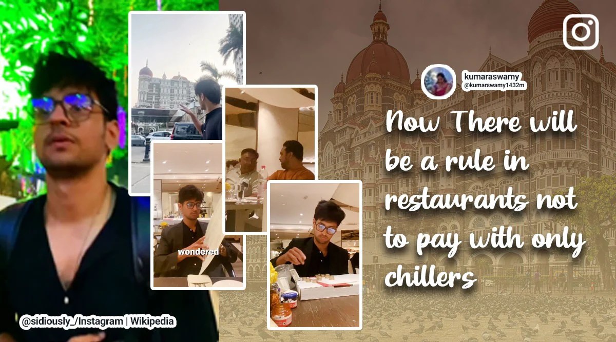 Content creator pays in coins for meal at Taj Hotel, watch how the