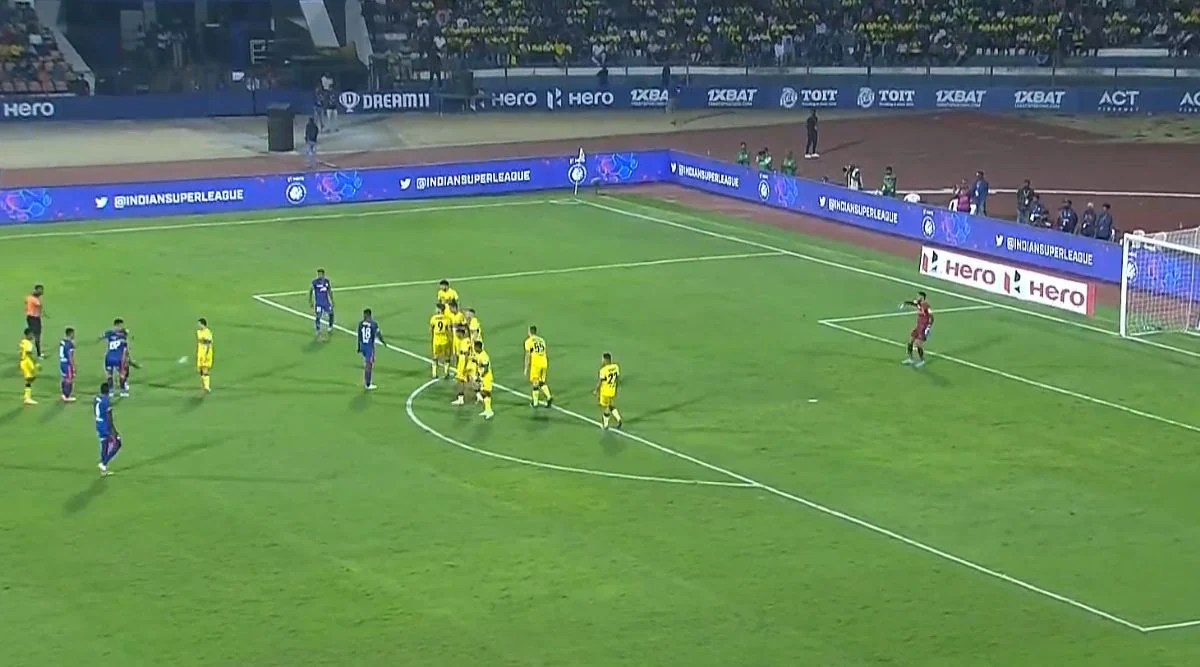 ISL Kerala Blasters walk off after controversial Sunil Chhetri