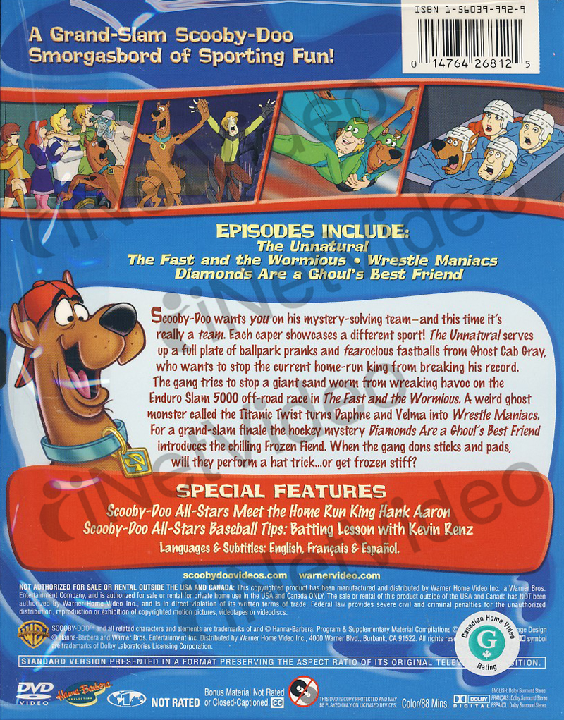 WHATS NEW SCOOBY DOO? SPORTS SPOOKTACULAR *NEW DVD** 014764268125
