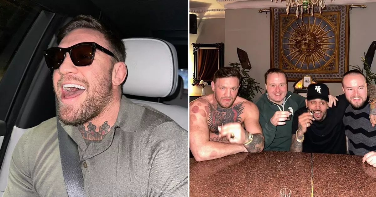 Conor McGregor criticised for drinking and smoking…
