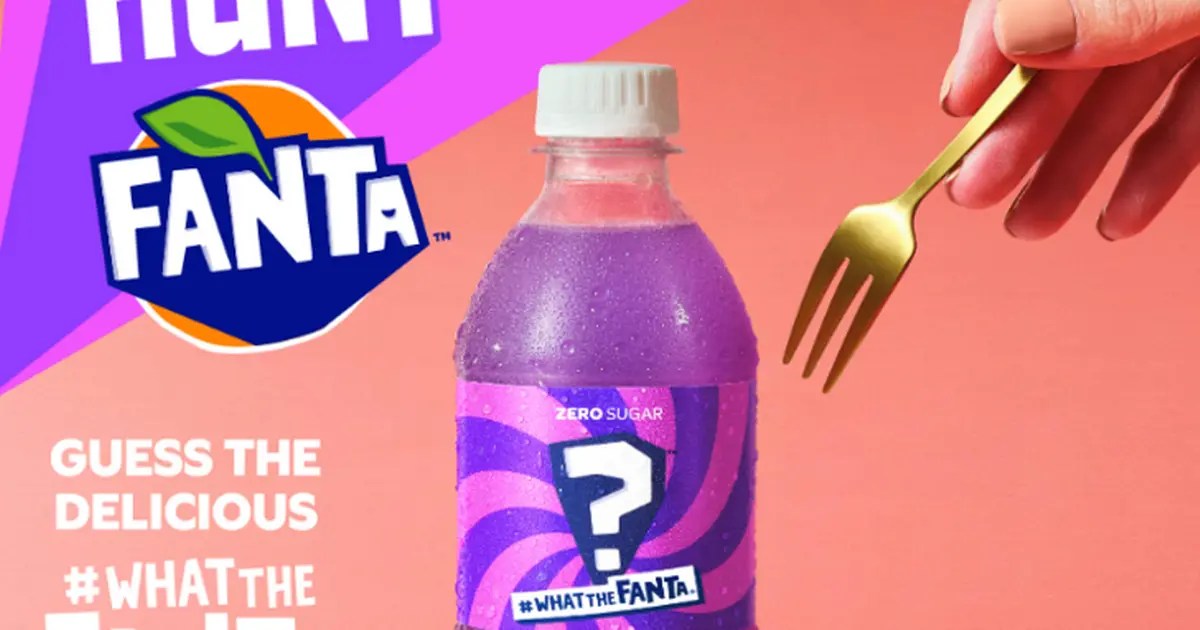 Fanta launches mysterious new purple flavour drink