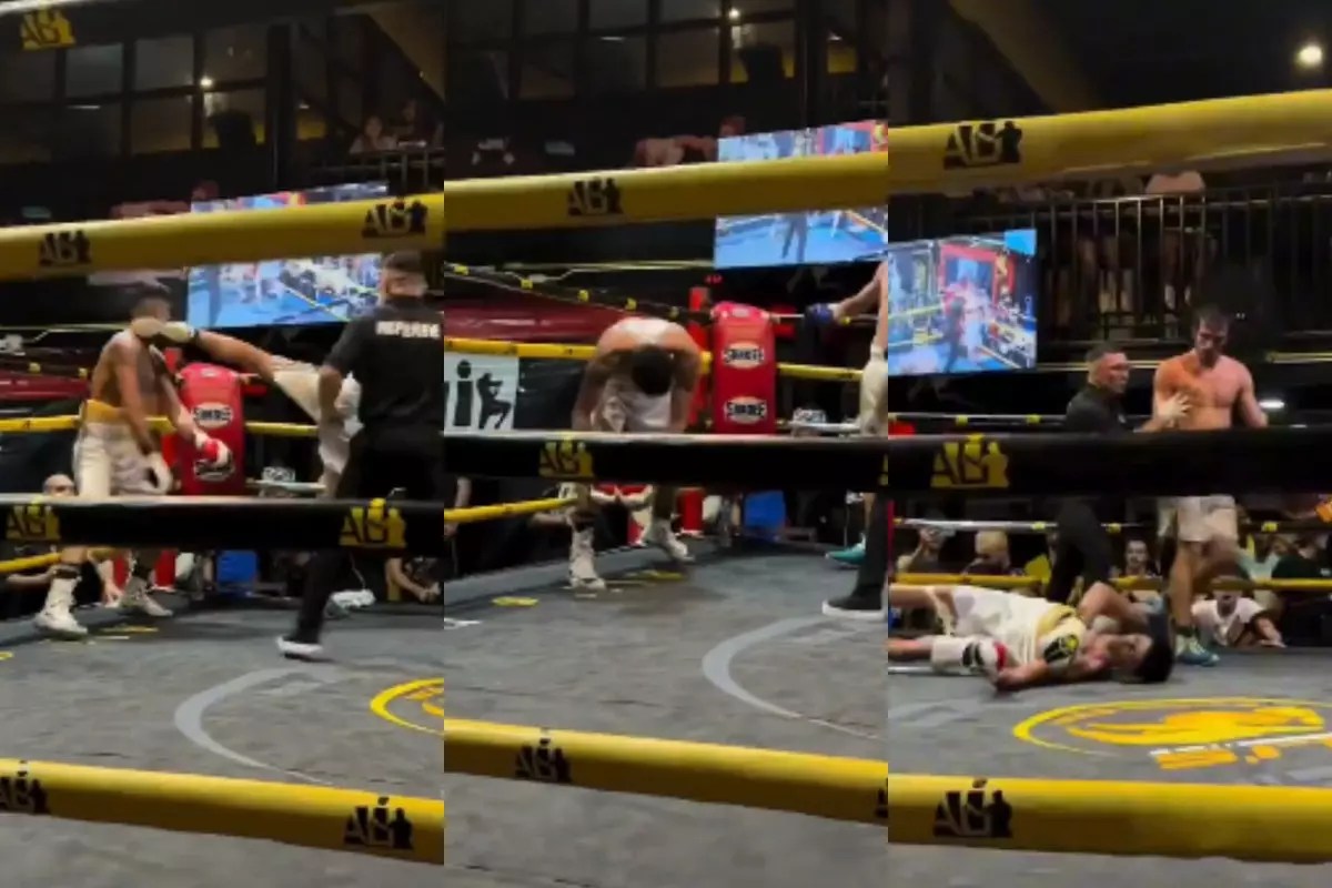 Russian boxer faces lifetime ban after knocking out…