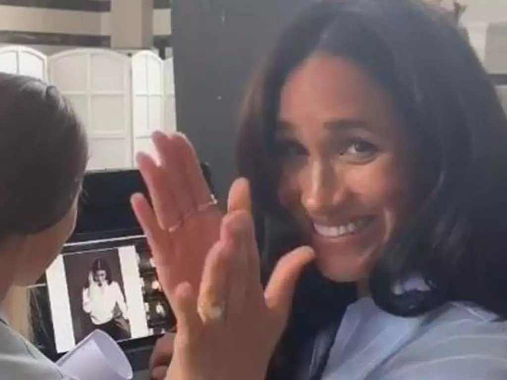 Meghan Markle shares behindthescenes video from…