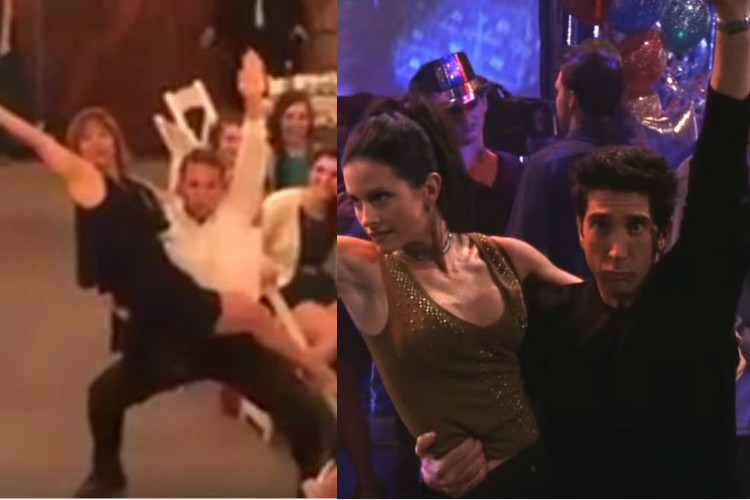 Watch This couple performed Ross and Monica's "Routine" from Friends