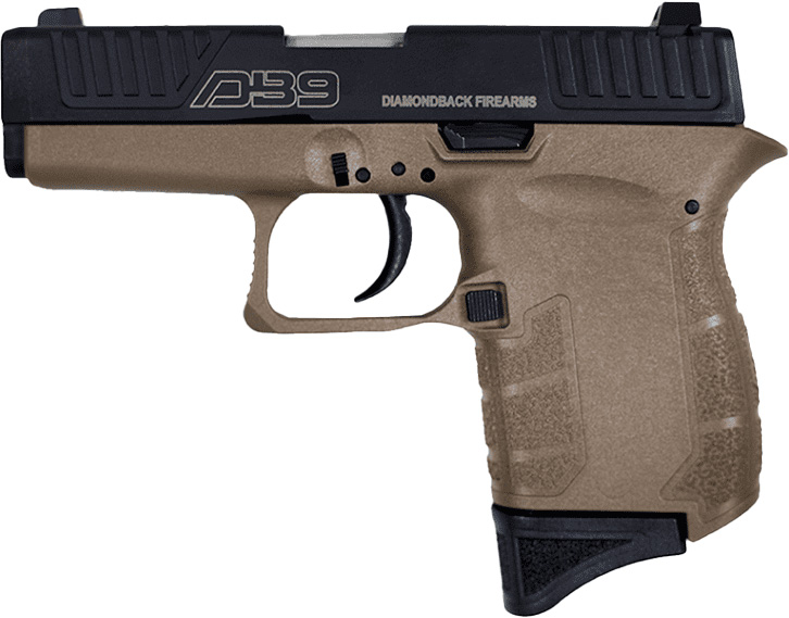 Diamondback Firearms DB9 Gen IV 9mm SemiAuto Pistol Flat Dark Earth