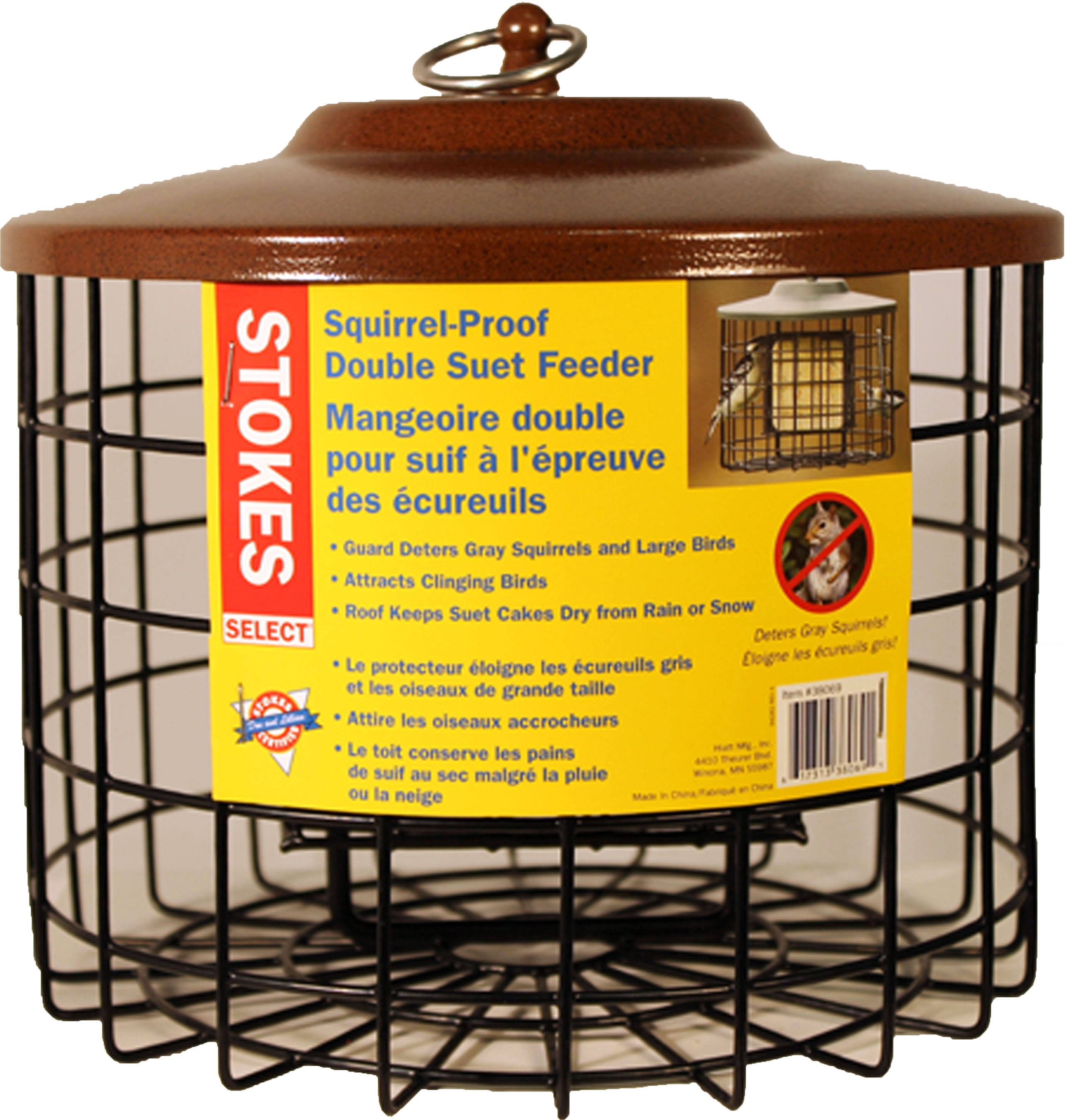 Classic Brands Stokes Squirrel Proof Double Suet Feeder Brown eBay