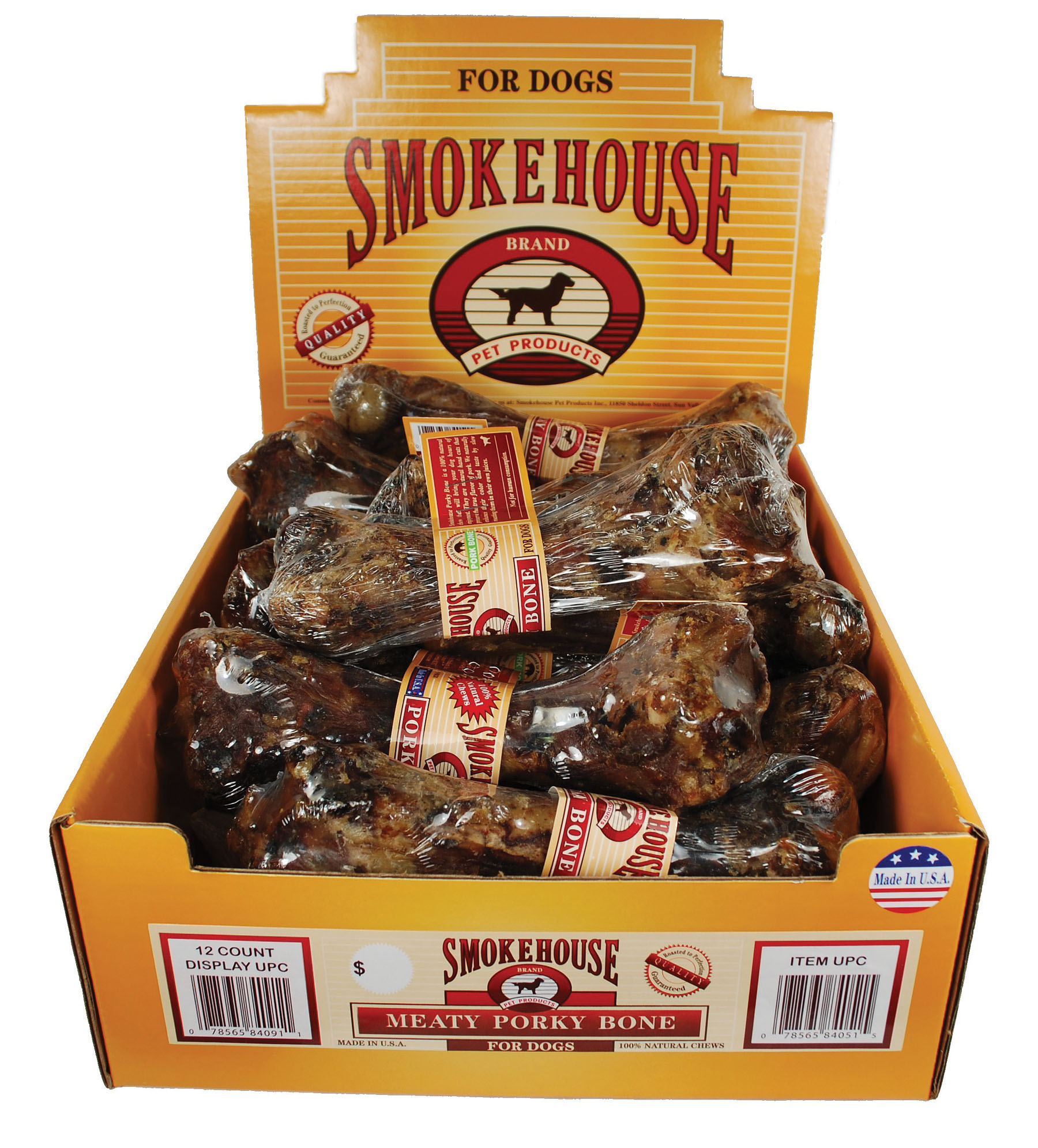 Smokehouse Pet ProductsUsa Made Meaty Porky Bone (Case of 12 ) eBay