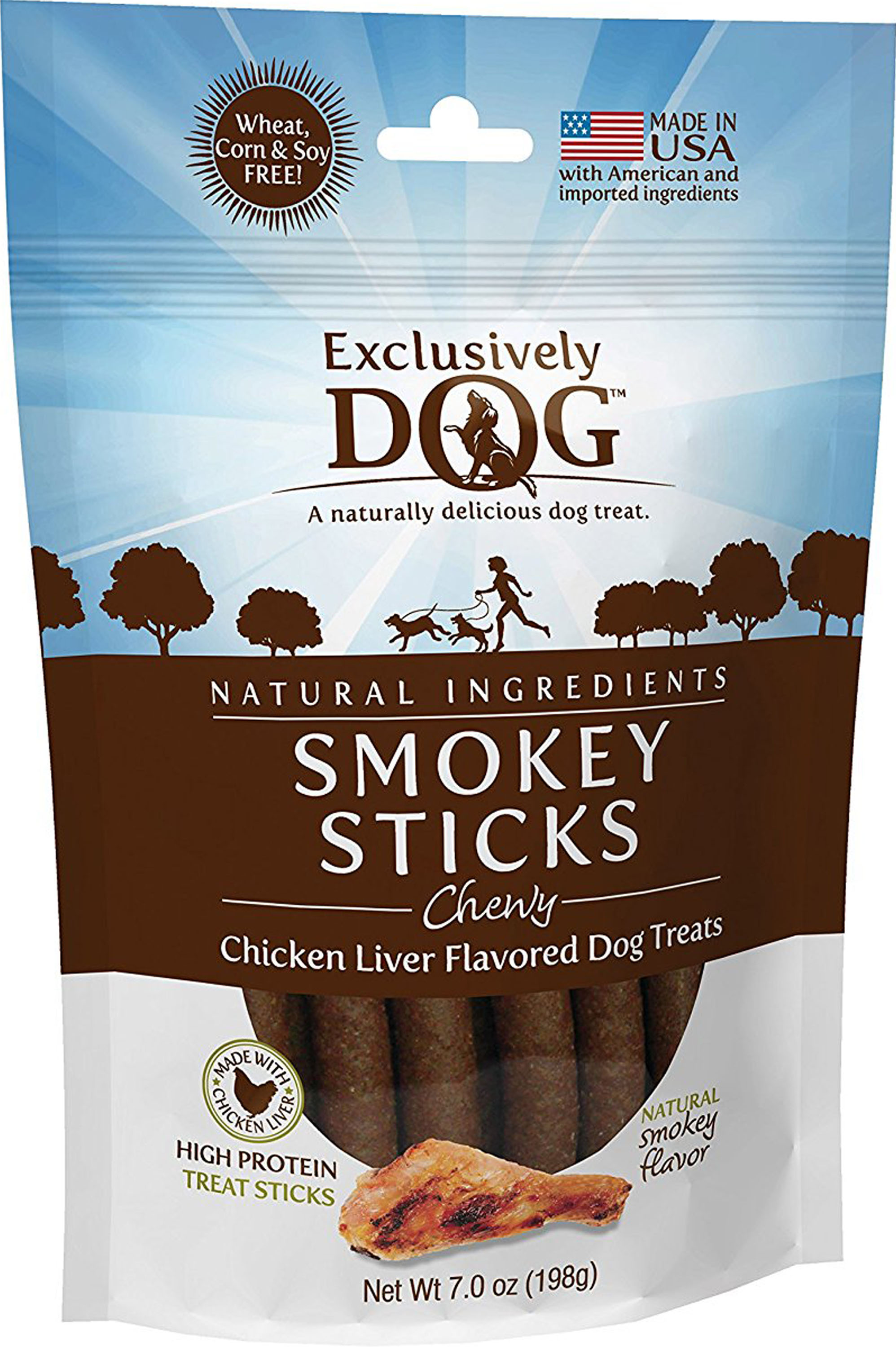 Exclusively Pet IncChewy Smokey Sticks Dog Treats Chicken Liver 7 Oz