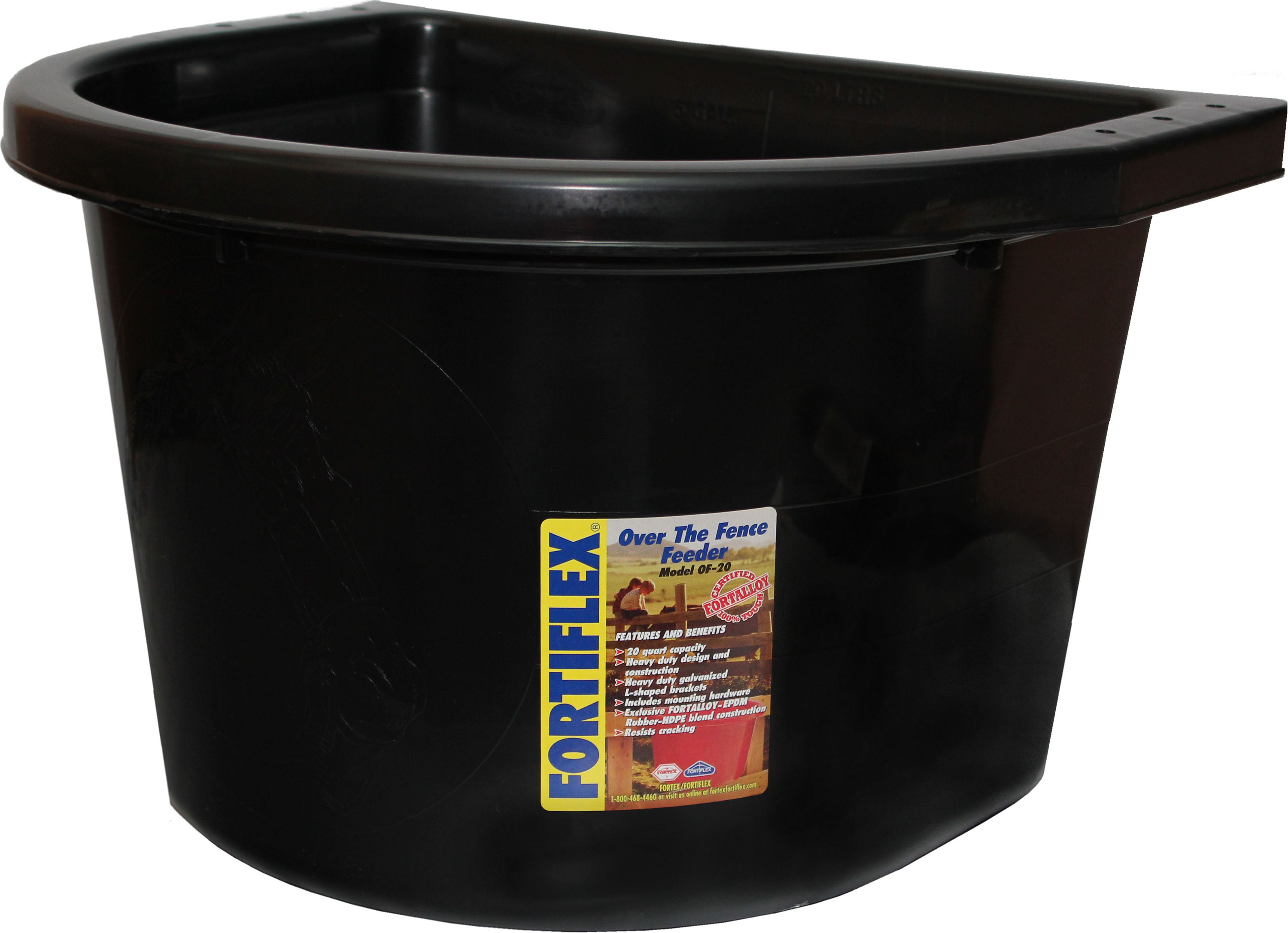 Fortex Industries IncOver The Fence Feeder Black 20 Quart eBay