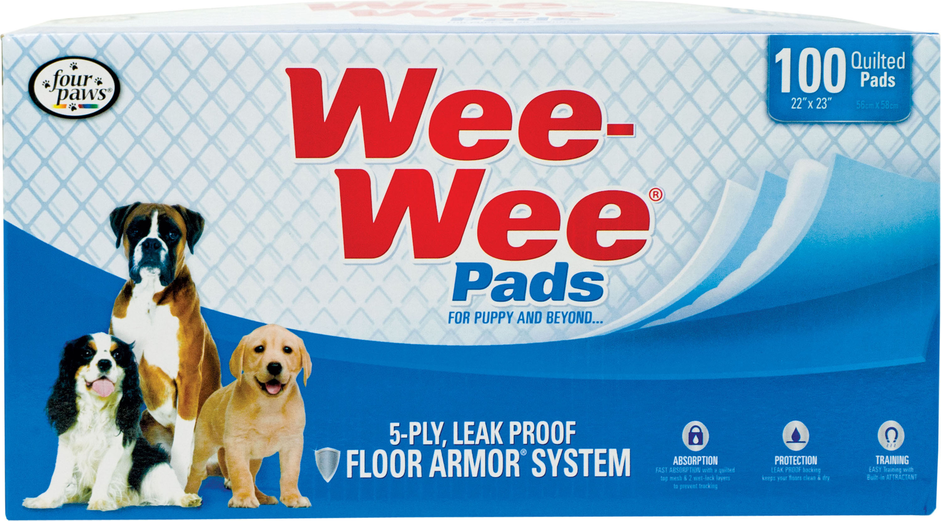Four PawsContainerWeewee Pads 100 Count eBay