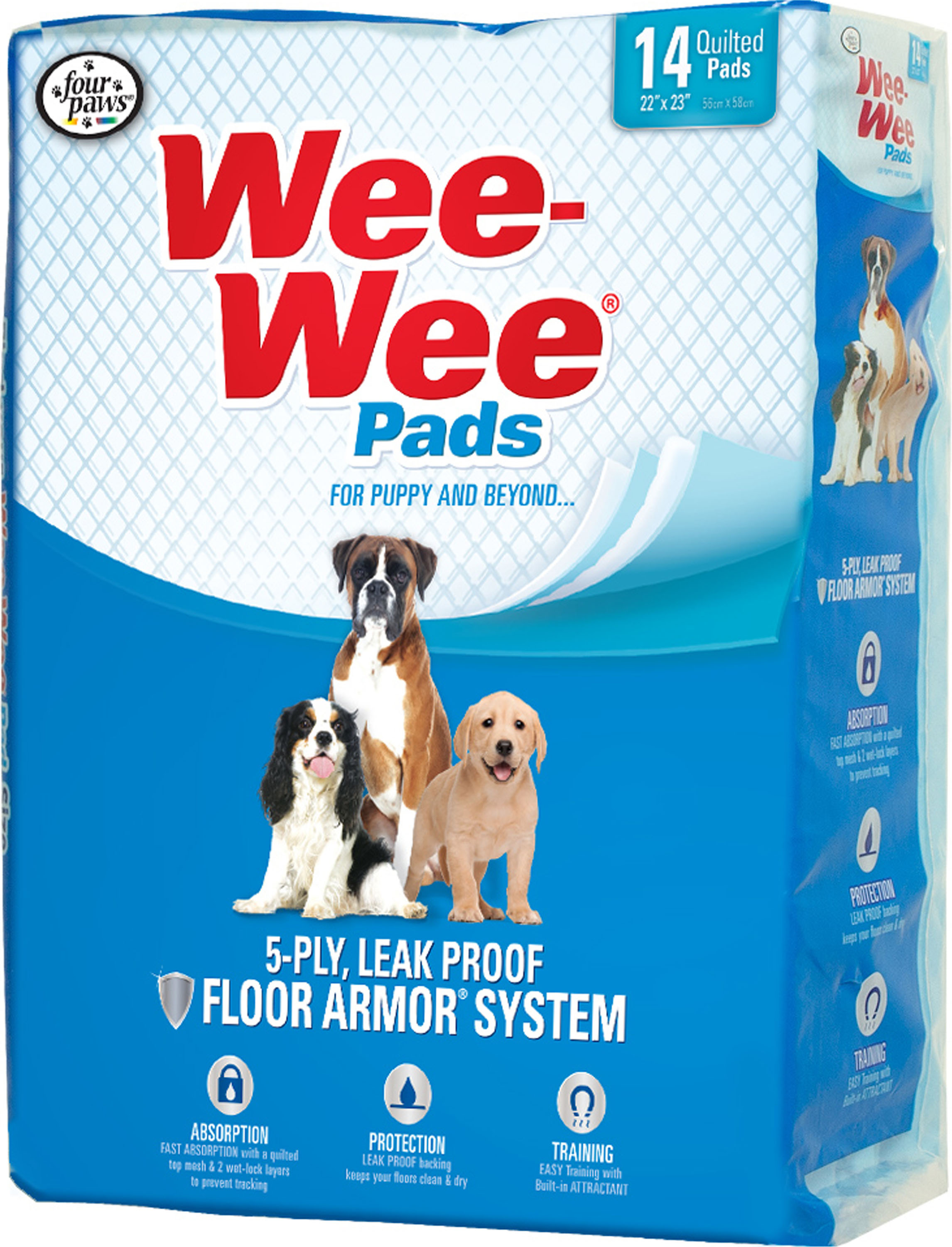 Four PawsContainerWee Wee Pads For Puppies 150 Count eBay