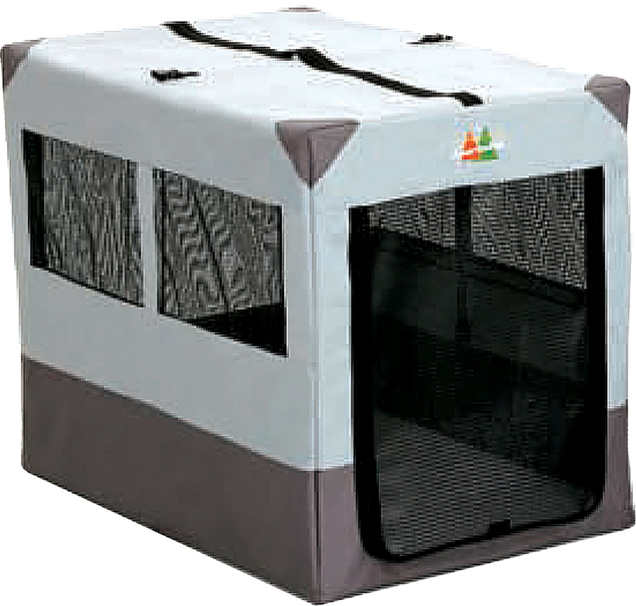 Midwest Homes Sportable Canine Camper Portable Tent Crate Gray