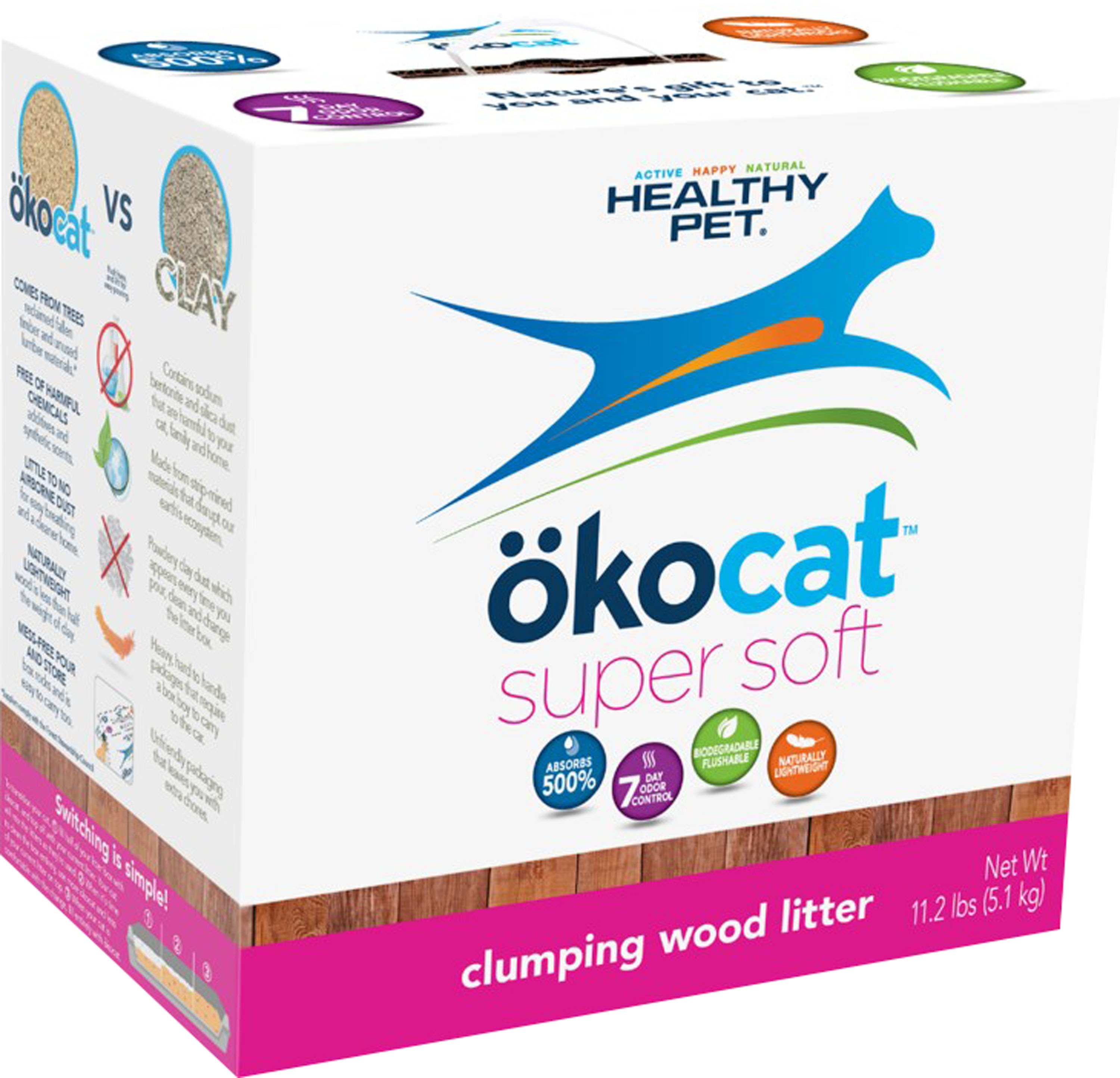 Healthy PetLitterOkocat Super Soft Clumping Wood Litter 11.2 Lb eBay