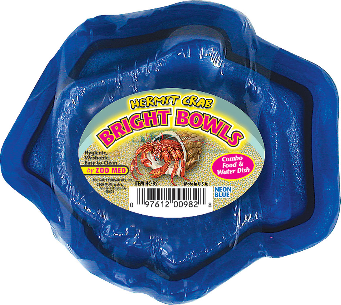 Zoo Med Laboratories IncHermit Crab Bright Bowls Water And Food Dish