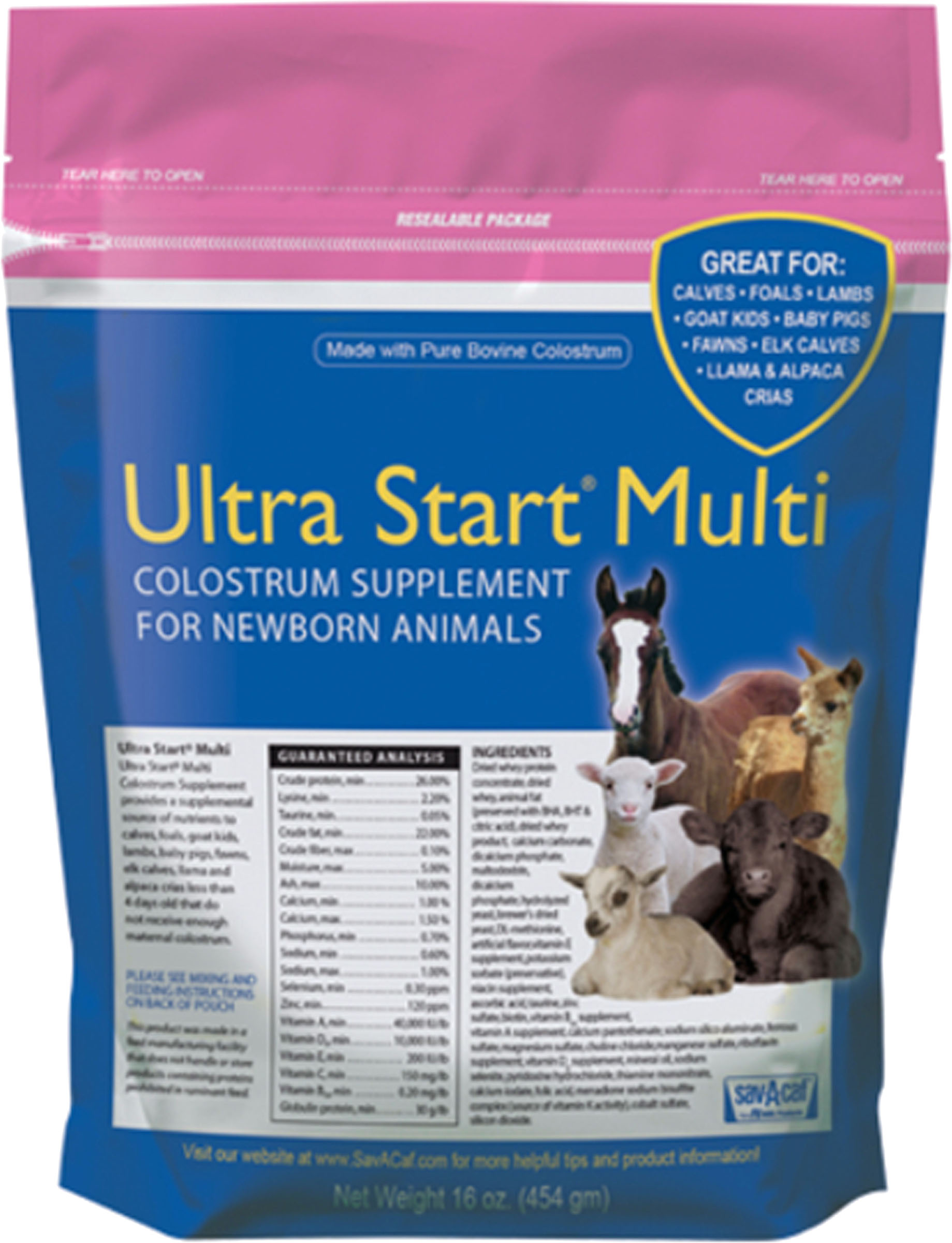 Milk Productsinc PUltra Start Multispecies Colostrum Supplement 16 Oz