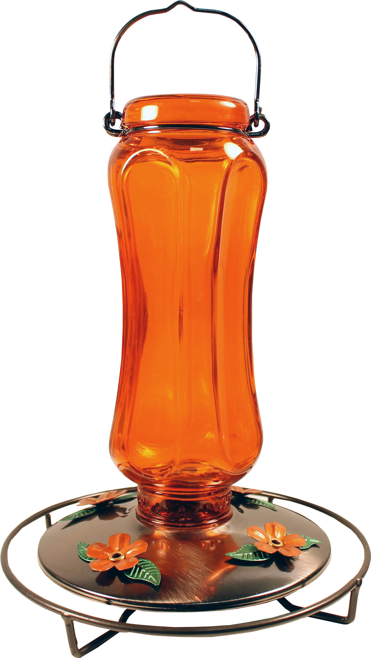 Woodstream HummingbirdGlass Vintage Oriole Feeder Orange 24 Oz (Case