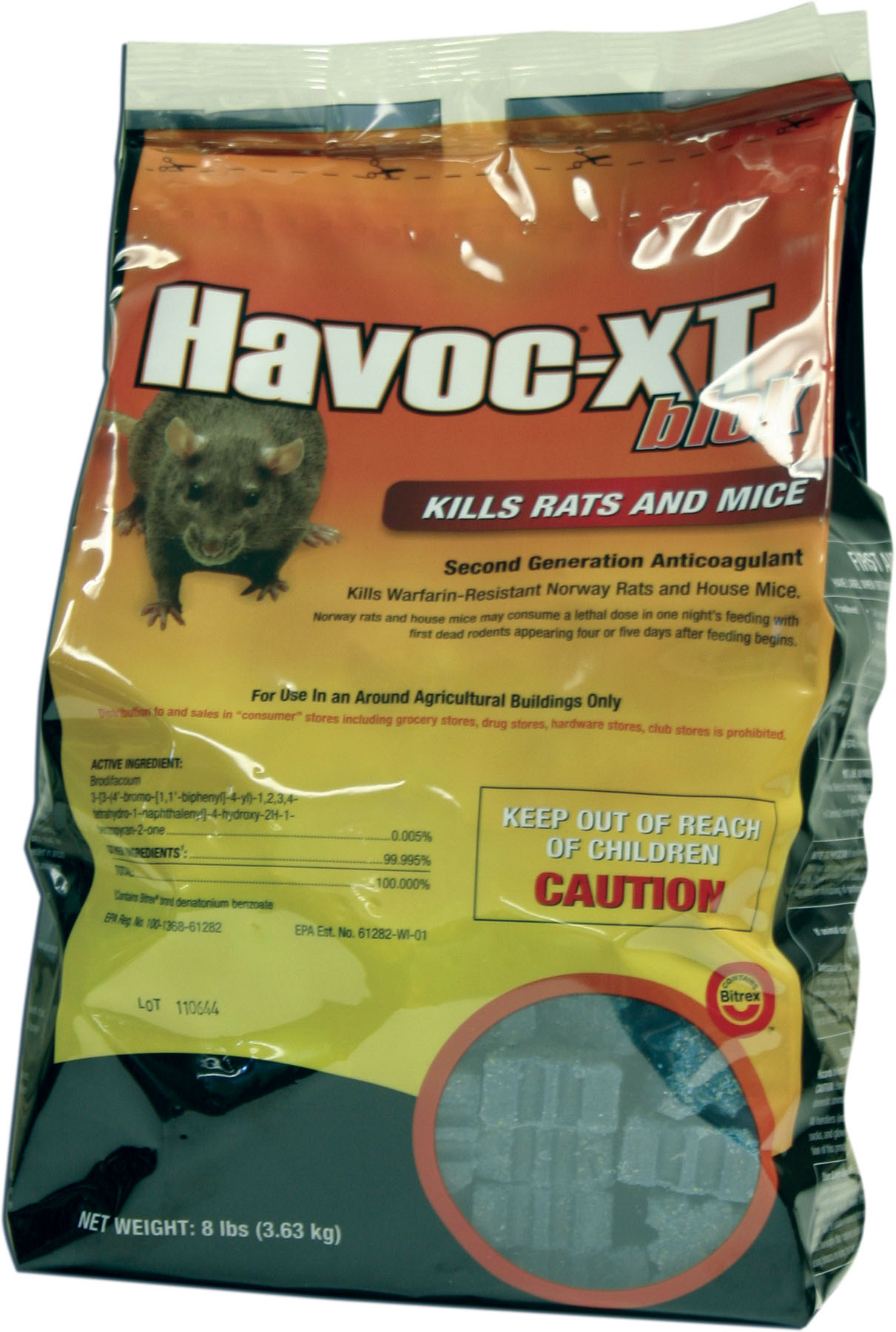Neogen Rodenticide DHavoc Xt Blok Rodenticide Bait 8 Lb 23626005952 eBay