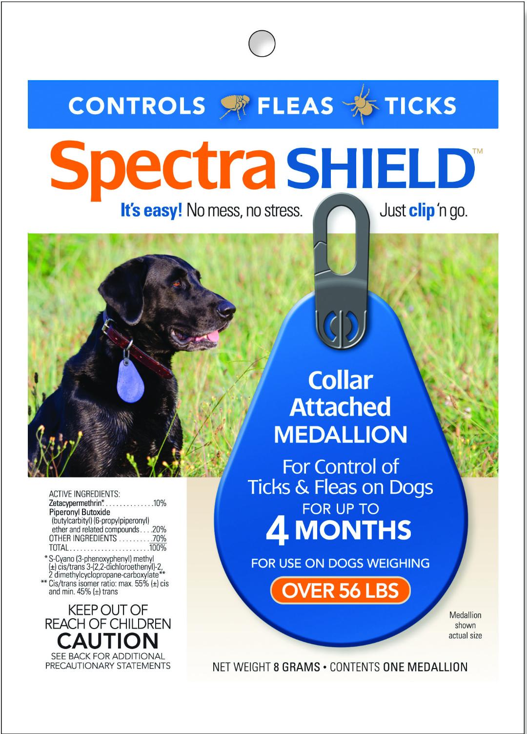 DurvetFlea And Tick DSpectra Shield For Dogs Over 56 Lb eBay