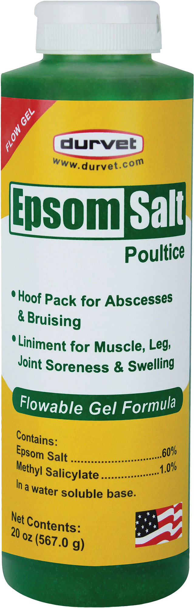 Durvet/equine DEpsom Salt Poultice Flow Gel Epson Salt 20 Oz eBay