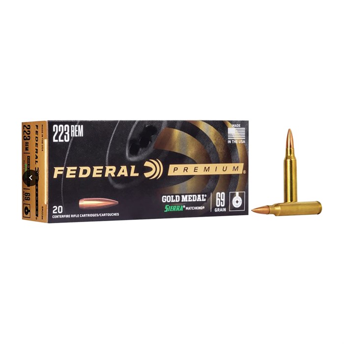 223 Remington 69gr Matchking Hpbt 20box Rifle Ammunition at