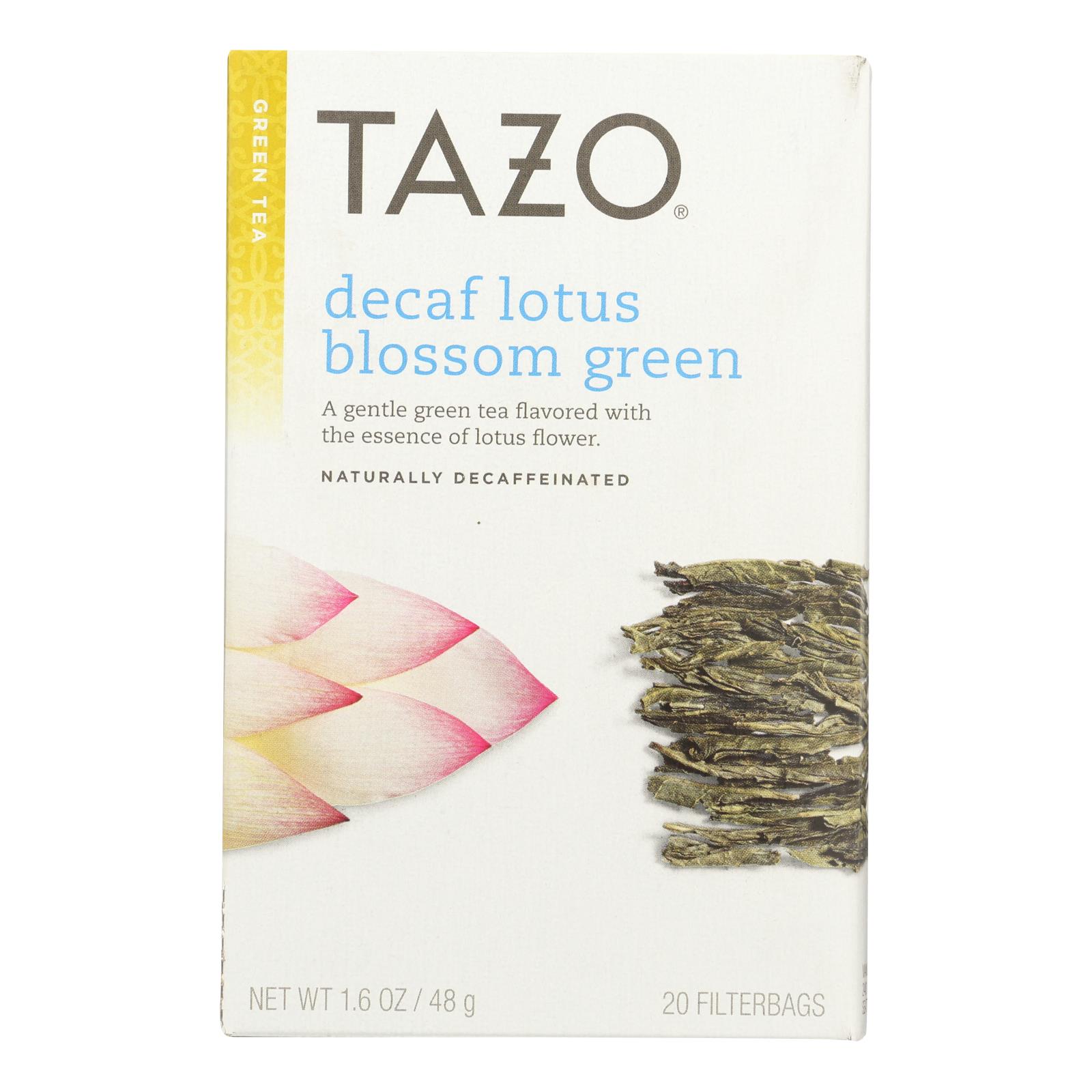 Tazo Tea Lotus Green Tea Decaffeinated Case Of 6 20 Bag eBay