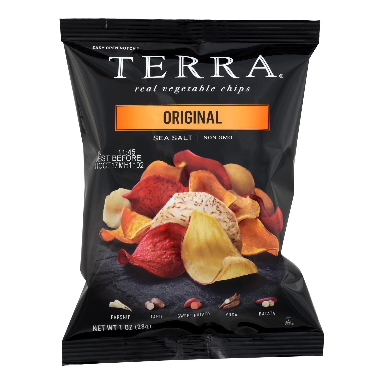 Terra Chips Exotic Vegetable Chips Original Case Of 24 1 Oz