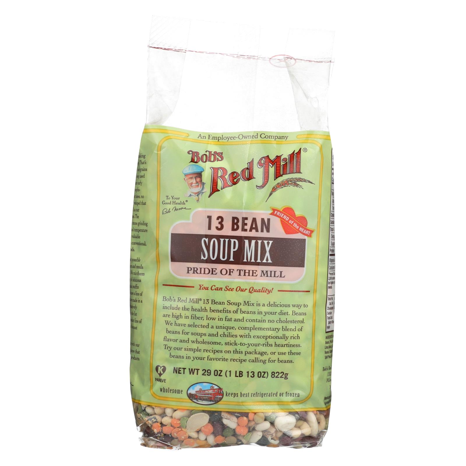 Bob's Red Mill 13 Bean Soup Mix 29 Oz Case Of 4 eBay