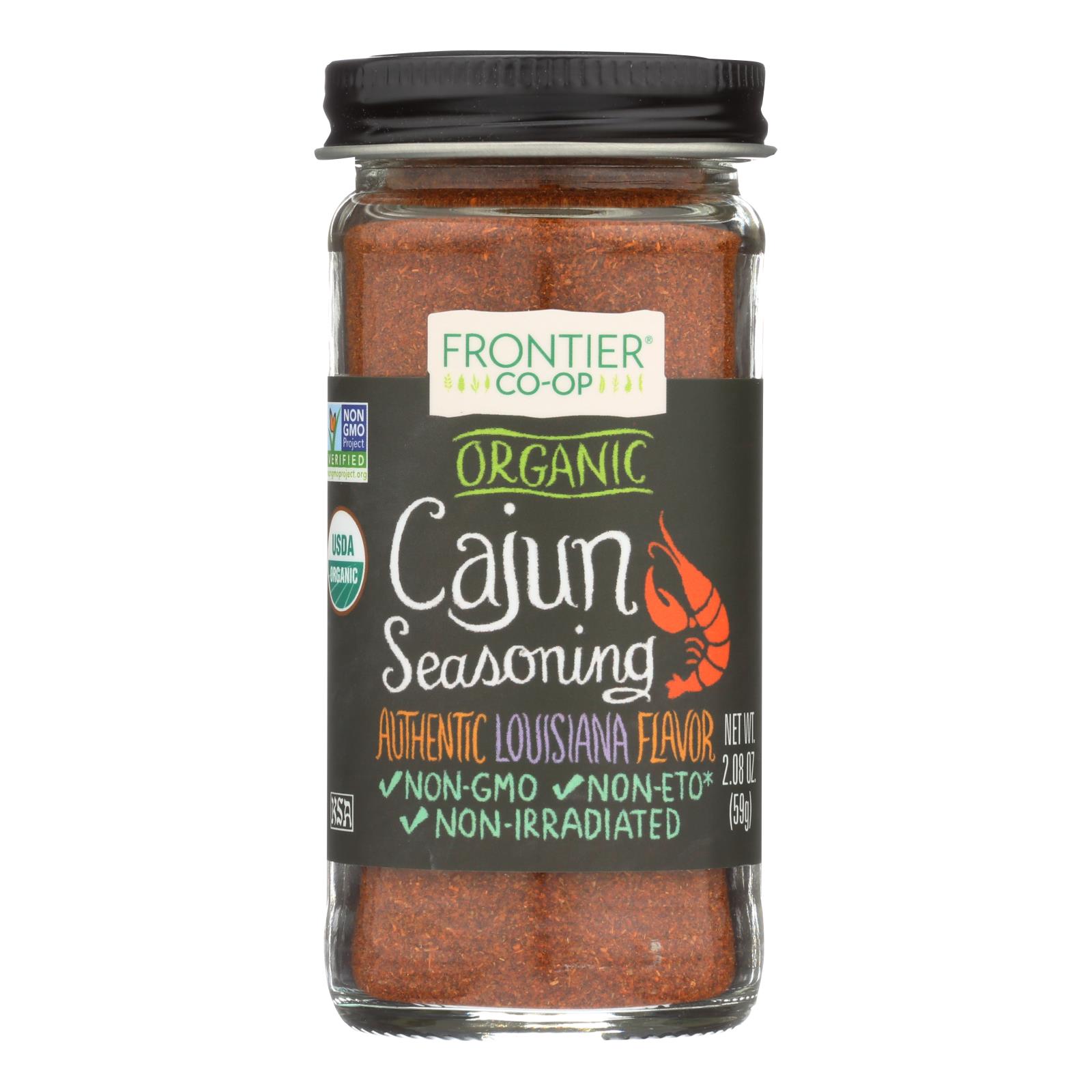 Frontier Herb Cajun Seasoning Blend Organic 2.08 Oz eBay