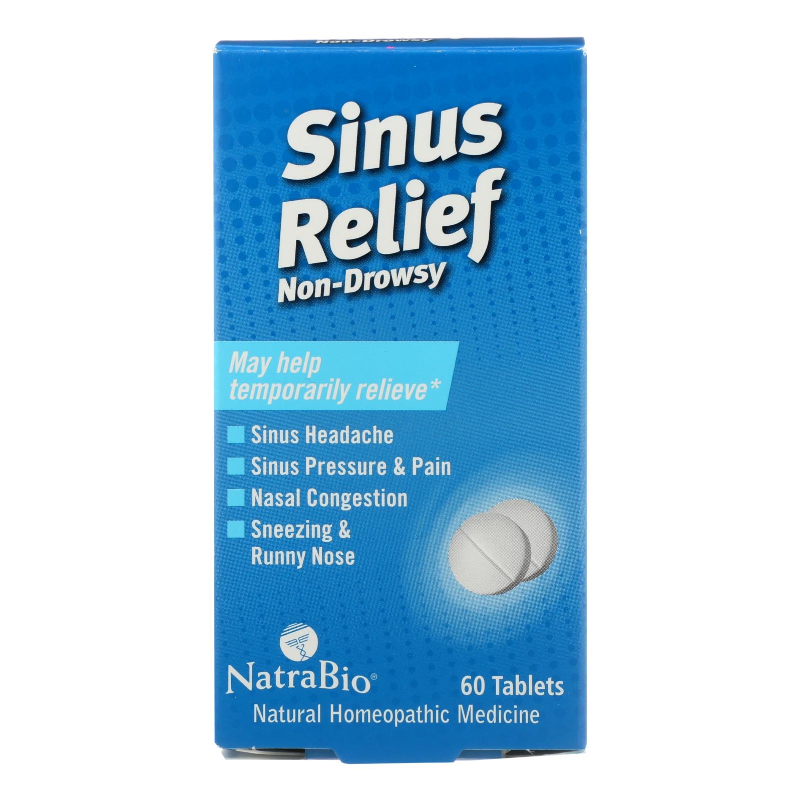 Natrabio Sinus Relief Nondrowsy 60 Tablets eBay