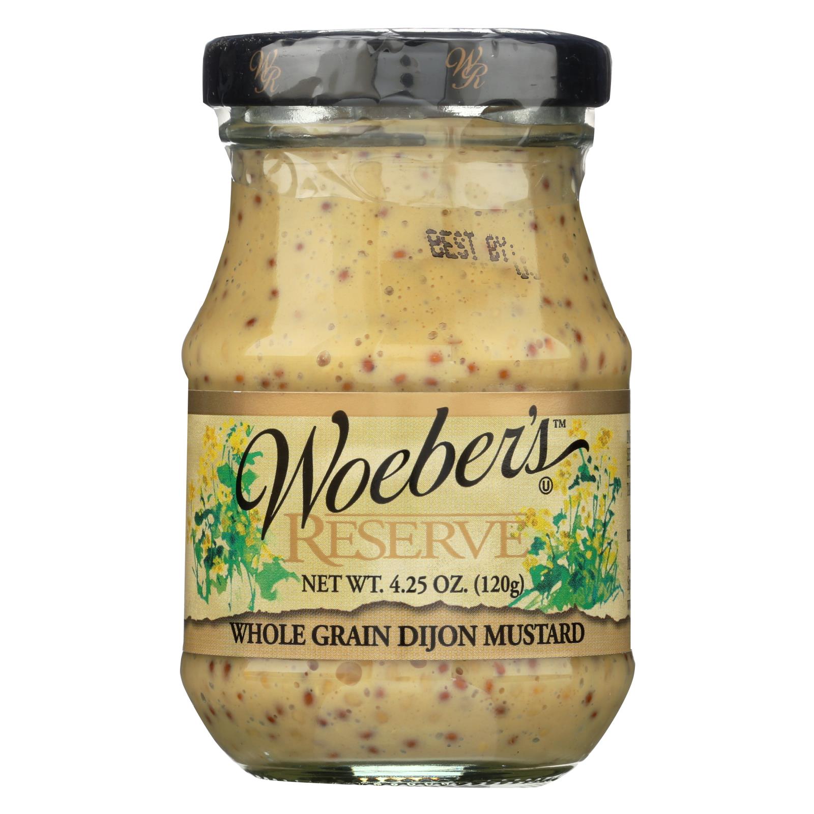 Woeber's Whole Grain Dijon Mustard Case Of 6 4.25 Oz. eBay