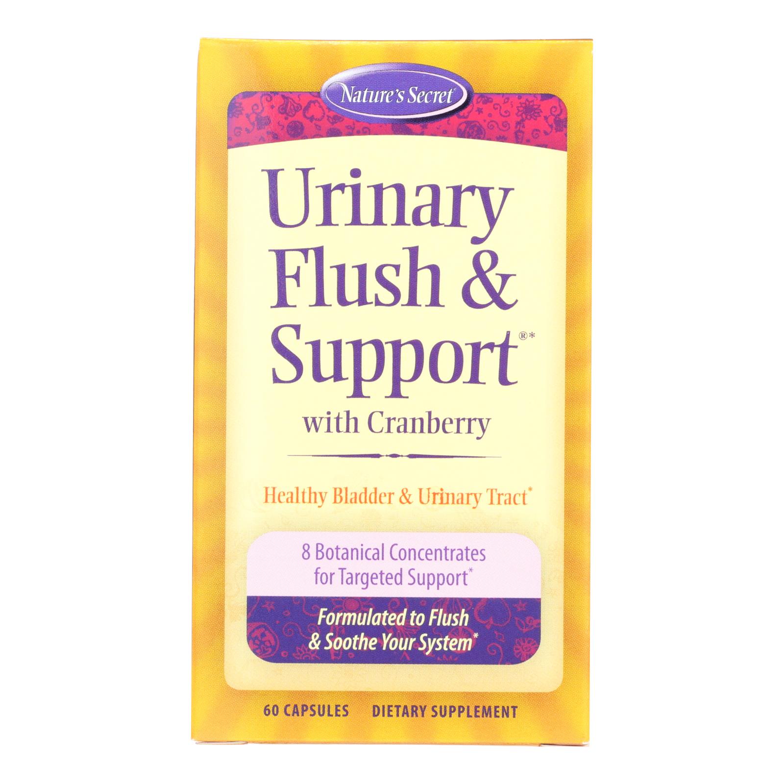 Nature's Secret Urinary Cleans And Flush With Cranberry Extract 60