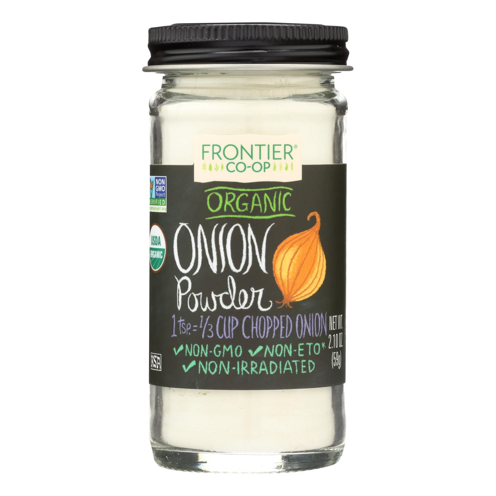 Frontier Herb Onion Powder Organic White 2.10 Oz eBay