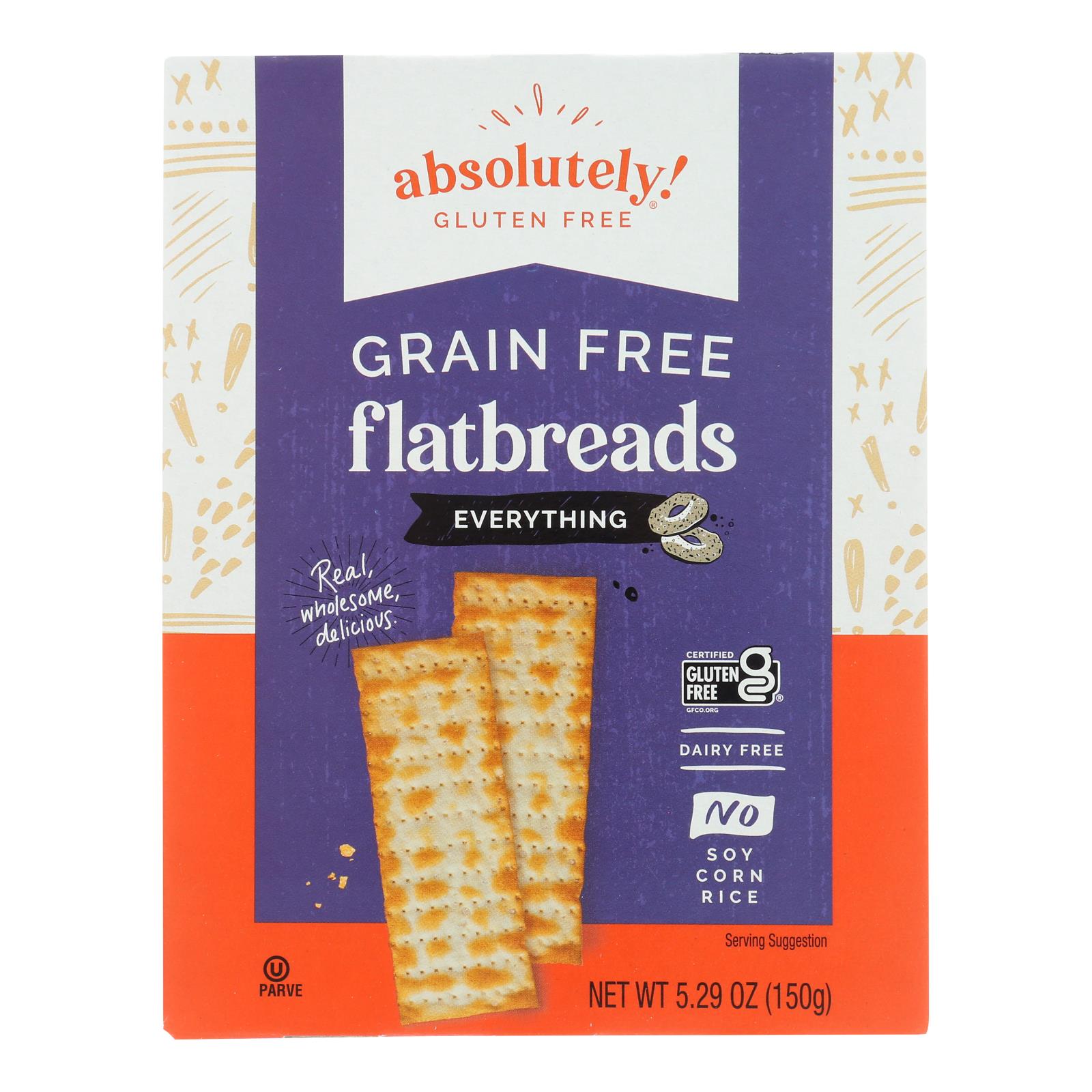 Absolutely Gluten Free Flatbread Original Case Of 12 5.29 Oz