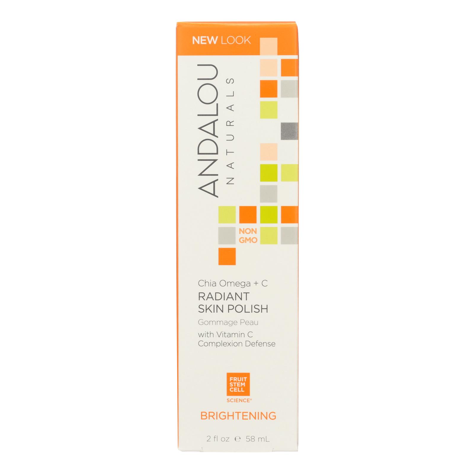 Andalou Naturals Radiant Skin Polish Chia + Omega