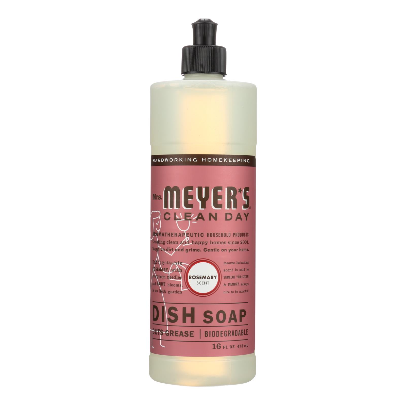 Mrs. Meyer's Clean Day Liquid Dish Soap Rosemary 16 Oz eBay