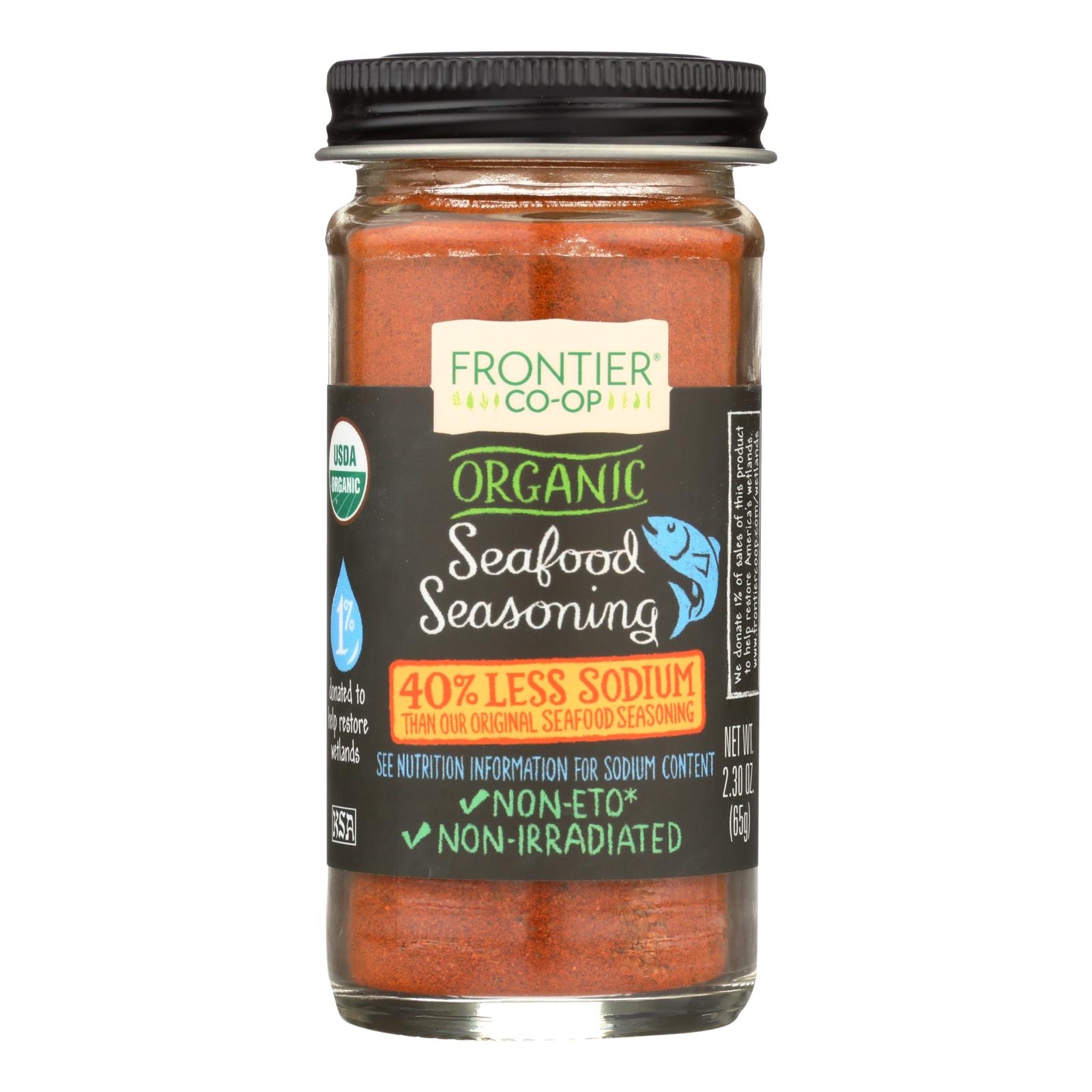 Frontier Herb Seafood Seasoning Organic Reduced Sodium 2.3 Oz eBay
