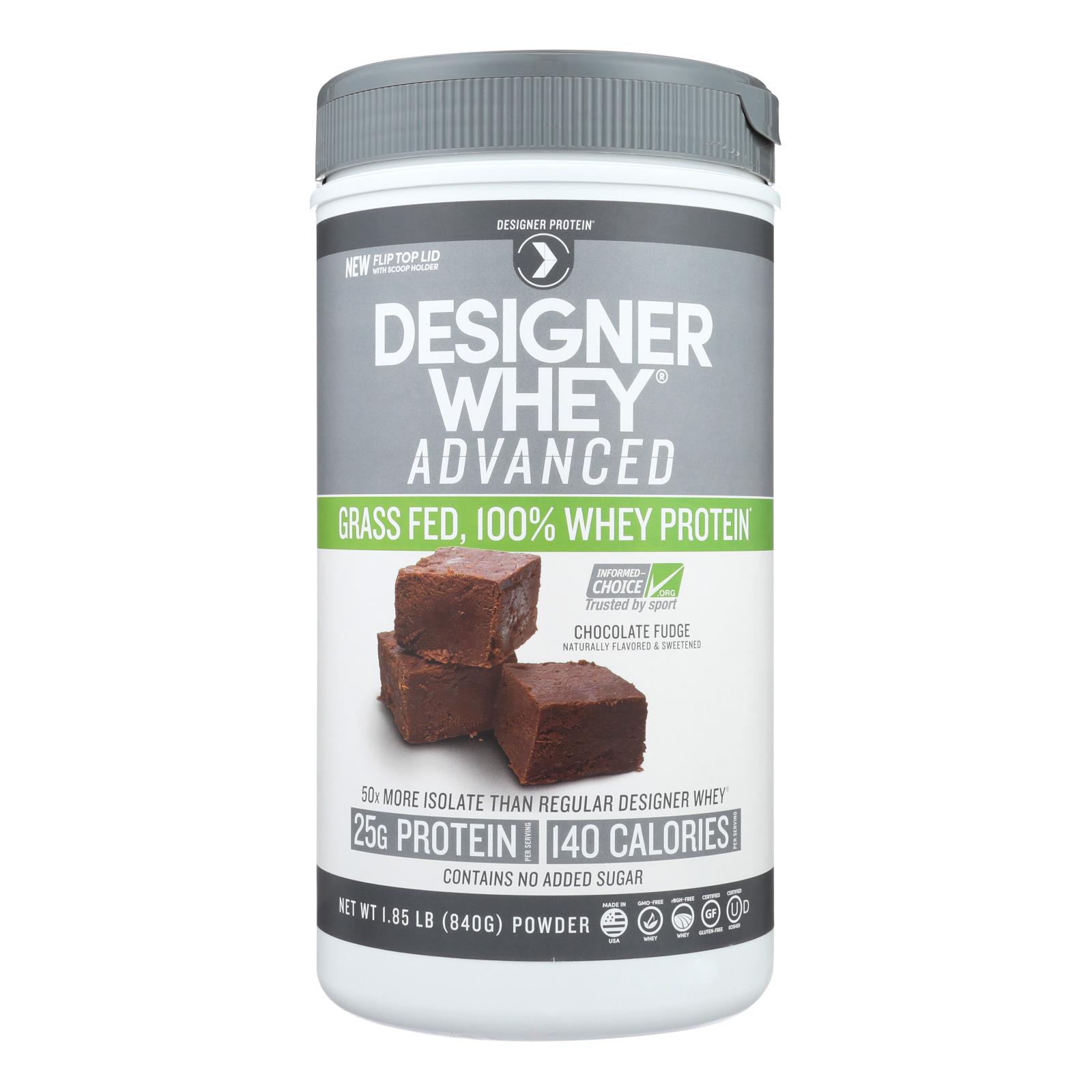 Designer Whey Protein Powder Chocolate Fudge 1.85 Lb eBay