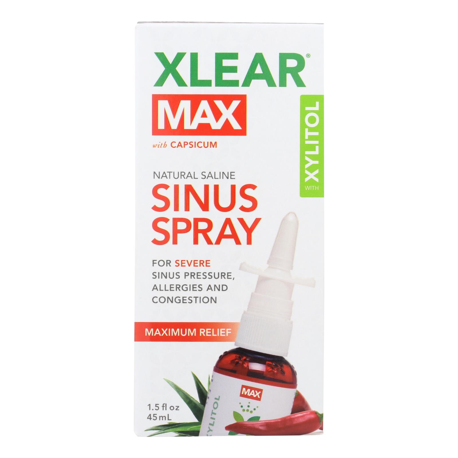 Xlear Nasal Spray Xylitol Max 1.5 Fl Oz eBay